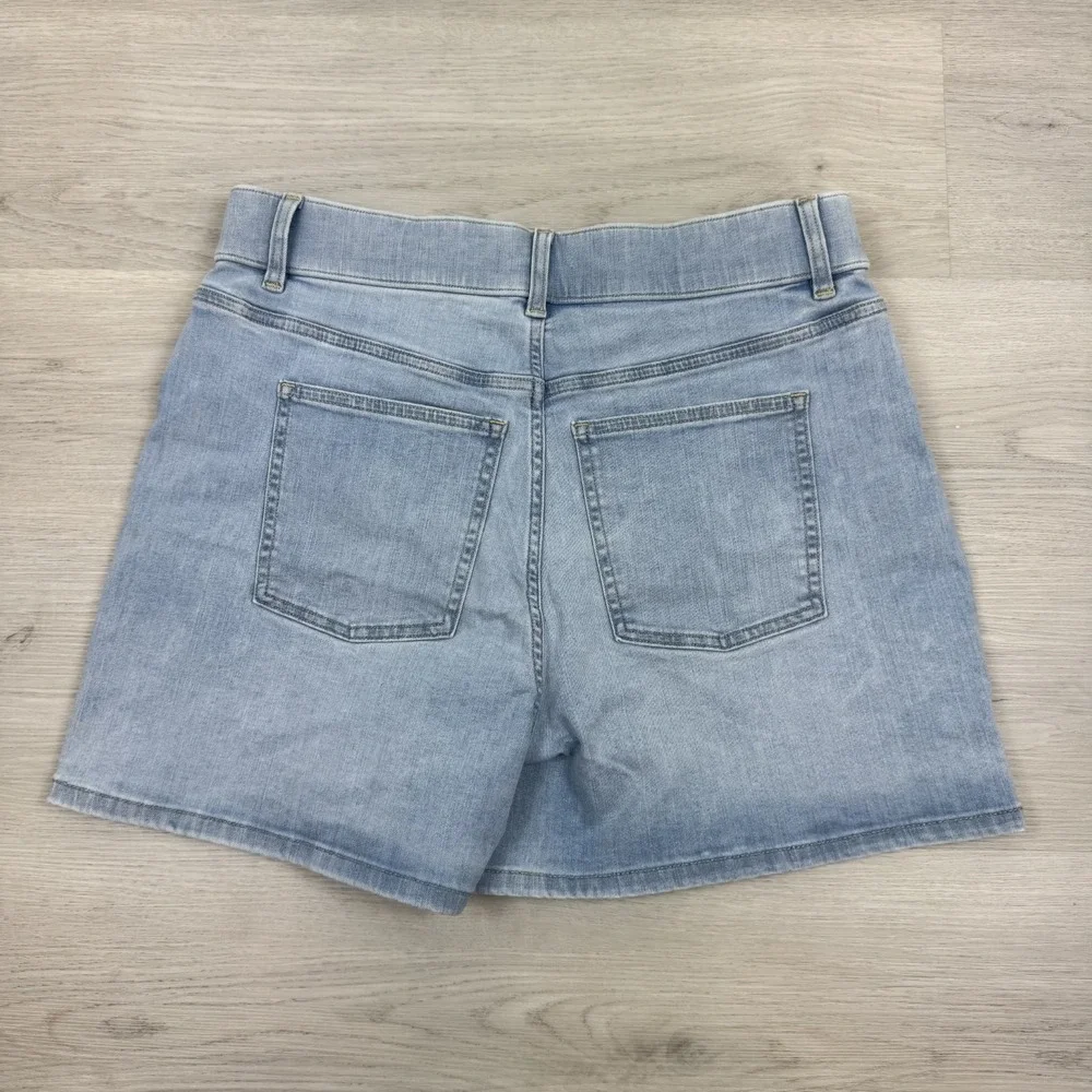 SPANX Pull On High Waist Denim Shorts 5